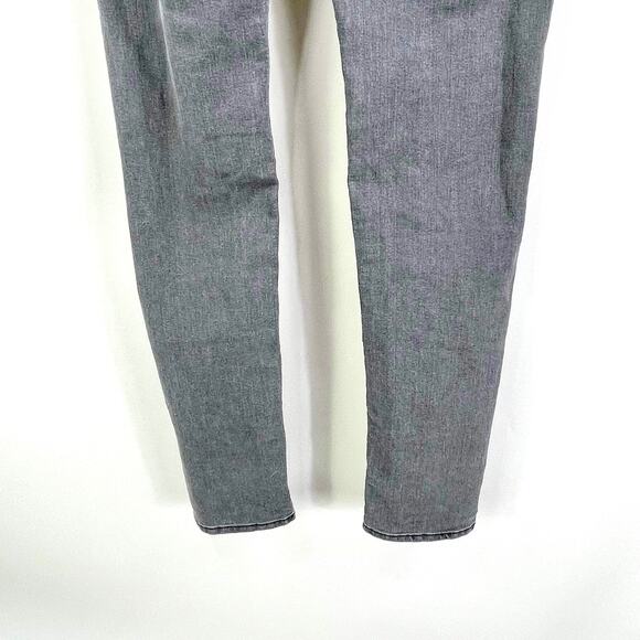 & DENIM H&M Gray Distressed Ripped Denim Skinny Jeans - Picture 6 of 10
